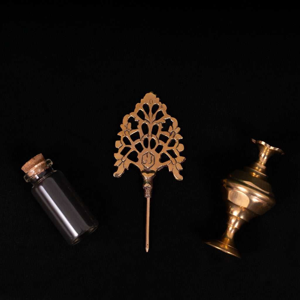 Classical Surmedani | Kohl Container with surma powder